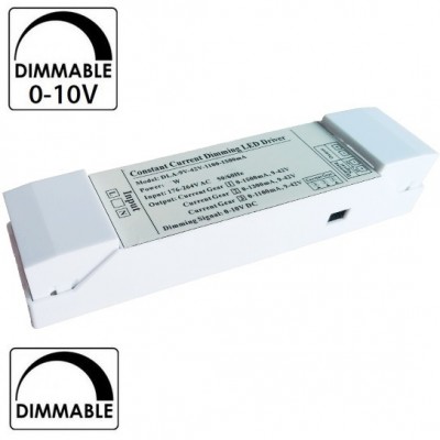 Dimmable Τροφοδοτικό LED 0-10V 50W 230V στα 9-42V 1100-1500mA